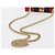 GUCCI Borsa a Spalla Sylvie Sherry Line in Pelle Rossa e Oro 431666 Auth ar13813 Rosso D'oro - vista 7
