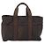 Hermès HERMES Akapu Luco MM Borsa a Mano Nylon Marrone Scuro Auth ar13784 - vista 3