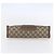 GUCCI GG Supreme Borsa Clutch Sherry Line PVC Rosso Beige 89 01 033 Auth 154671 - vista 7