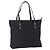 Borsa Tote Gancini in tela nera e oro Auth BA7530 di Salvatore Ferragamo Nero D'oro