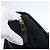 Borsa Tote Gancini in tela nera e oro Auth BA7530 di Salvatore Ferragamo Nero D'oro - vista 10