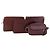 CARTIER Must Line Borsa Clutch in Pelle 4 Set Bordeaux Oro Auth bs30524