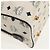 Borsa MCM Logogram Vicetos PVC 2 in 1 Bianco Oro Auth 149478 D'oro - vista 19
