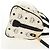 Borsa MCM Logogram Vicetos PVC 2 in 1 Bianco Oro Auth 149478 D'oro - vista 3