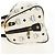 Borsa MCM Logogram Vicetos PVC 2 in 1 Bianco Oro Auth 149478 D'oro - vista 4