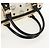 Borsa MCM Logogram Vicetos PVC 2 in 1 Bianco Oro Auth 149478 D'oro - vista 7