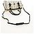 Borsa MCM Logogram Vicetos PVC 2 in 1 Bianco Oro Auth 149478 D'oro - vista 8