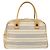 Borsa a mano BURBERRY in tela e pelle bianca e argento Auth bs30764 Bianco - vista 2