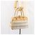 Borsa a mano BURBERRY in tela e pelle bianca e argento Auth bs30764 Bianco - vista 23