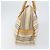 Borsa a mano BURBERRY in tela e pelle bianca e argento Auth bs30764 Bianco - vista 4