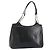 BALLY Borsa a mano in pelle nera argento Auth 152095 Nero