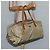 Borsa Boston PRADA in nylon beige argento autentica bs30240 - vista 21