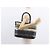 CHANEL Borsa Tote Central Station PVC Tela Nera Argento CC Auth 152594 Nero - vista 21
