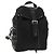 PRADA Backpack Nylon Leather Black Silver Auth 150778 Silvery