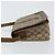 Bolsa de Ombro Gucci GG Supreme Web Sherry Line PVC Bege 001 066 0551 Auth 149475 - vista 4