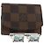 LOUIS VUITTON Gemelli Damier Classico Ag925 LV Auth 143055M Argento Damier ebene