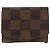 LOUIS VUITTON Gemelli Damier Classico Ag925 LV Auth 143055M Argento Damier ebene - vista 2