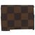 LOUIS VUITTON Gemelli Damier Classico Ag925 LV Auth 143055M Argento Damier ebene - vista 3