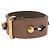 Bracciale in pelle beige FENDI Auth kk598 - vista 2