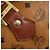 Borsa Boston MCM Logogram Vicetos in pelle PVC marrone e oro Auth 154457 D'oro - vista 14