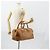 Borsa Boston MCM Logogram Vicetos in pelle PVC marrone e oro Auth 154457 D'oro - vista 22