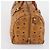 Borsa Boston MCM Logogram Vicetos in pelle PVC marrone e oro Auth 154457 D'oro - vista 5
