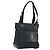 Borsa a mano in tela GG Gucci Nera 019 0402 Auth 155192 Nero
