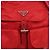PRADA Backpack Nylon Red Silver Auth ar13819 Silvery - view 18