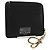 Autre Marque Maison Margiela Custodia Fragmento 4 Stitch Portafoglio Compatto in Pelle Nera Auth 154938M