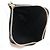 Autre Marque Maison Margiela Custodia Fragmento 4 Stitch Portafoglio Compatto in Pelle Nera Auth 154938M - vista 15