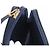 Borsa a Spalla in Tela Trotter Christian Dior Blu Navy Oro Auth 146109 D'oro - vista 22
