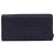 Autre Marque Cartera Larga de Cuero Intrecciato Navy Auth ki6102 Azul marino - vista 3