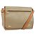 Céline Borsa a Spalla in Tela Macadam CELINE PVC Beige Oro Auth 144918 D'oro