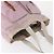 Borsa Tote Prada in Nylon Rosa Argento Auth 151432 - vista 6