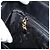 Borsa a mano Gancini in pelle nera e oro Salvatore Ferragamo Auth 155657 Nero D'oro - vista 20