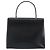 Borsa a mano Gancini in pelle nera e oro Salvatore Ferragamo Auth 155657 Nero D'oro - vista 3