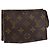 LOUIS VUITTON Poche Toilette Monogram 15 M47546 LV Auth th6510 Monogramma