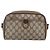 Borsa Gucci GG Supreme Web Sherry Line in PVC beige e oro 116 02 089 Auth BA7464 D'oro - vista 13