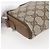 Borsa Gucci GG Supreme Web Sherry Line in PVC beige e oro 116 02 089 Auth BA7464 D'oro - vista 16