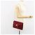 Borsa a Spalla con Catena Christian Dior in Camoscio Bordeaux Oro Auth bs30368 D'oro Bordò - vista 22