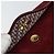 Borsa a Spalla con Catena Christian Dior in Camoscio Bordeaux Oro Auth bs30368 D'oro Bordò - vista 9