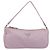 PRADA Accessory Pouch Nylon Pink Silver Auth ki6145 Silvery