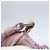 PRADA Accessory Pouch Nylon Pink Silver Auth ki6145 Silvery - view 10