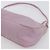 PRADA Accessory Pouch Nylon Pink Silver Auth ki6145 Silvery - view 16