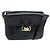 Borsa a Spalla CÉLINE Carrozza in Pelle Nera e Oro Auth bs30594 Nero D'oro