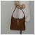 Borsa a Spalla Salvatore Ferragamo in Nylon Marrone Argento Autentica hk3129 - vista 23