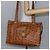 Borsa tote MCM Logogram Vicetos in pelle PVC marrone e oro Auth BA6608 D'oro - vista 21