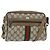 Borsa Sherry Line GG Supreme Web di GUCCI in PVC beige e oro 56 02 004 Auth BA7480 D'oro