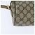 Borsa Sherry Line GG Supreme Web di GUCCI in PVC beige e oro 56 02 004 Auth BA7480 D'oro - vista 15