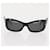 Gafas de sol CHANEL COCO de plástico 3Set Negro CC Auth bs29544 - vista 7